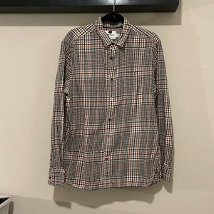 Topman Plaid Button Down